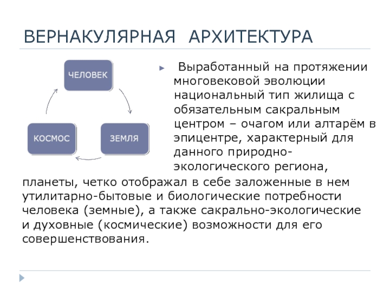 Вернакулярная архитектура.