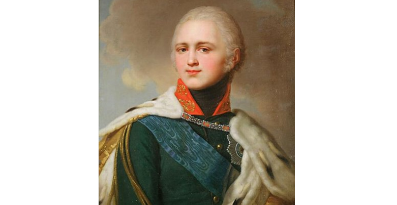 Александр I в юности.