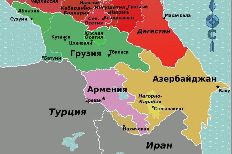 Южный Кавказ.