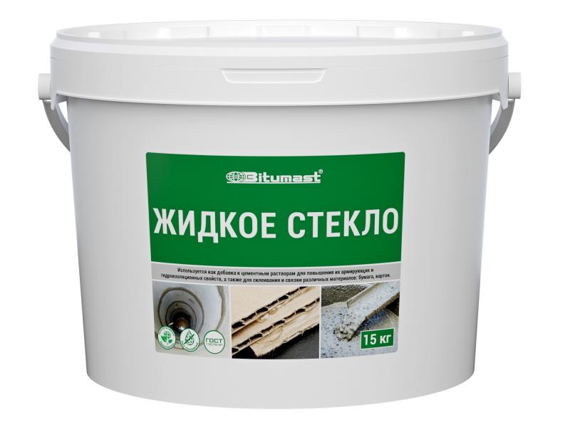 Жидкое стекло в заводской упаковке.