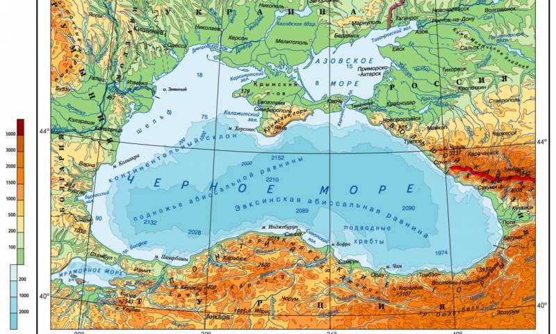 Черное море.