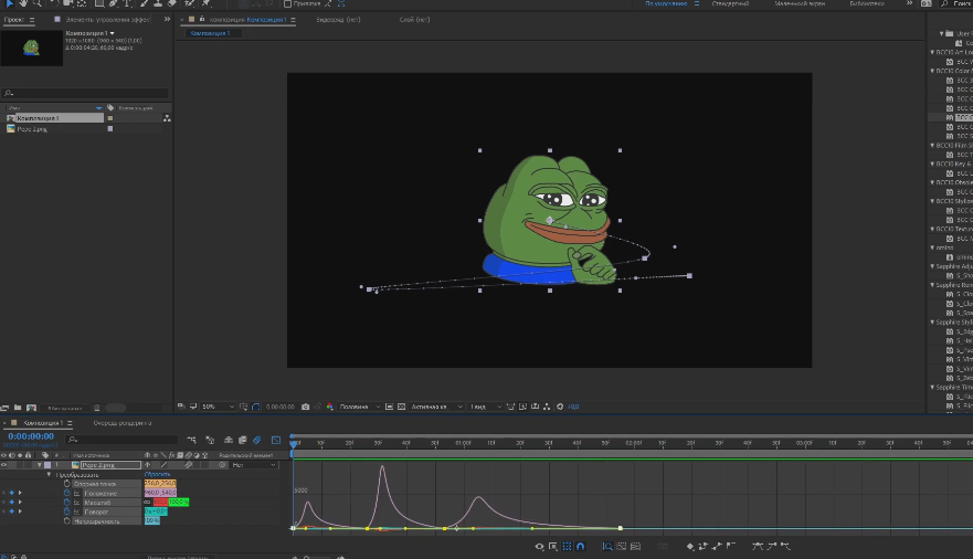 Анимация в After Effects.
