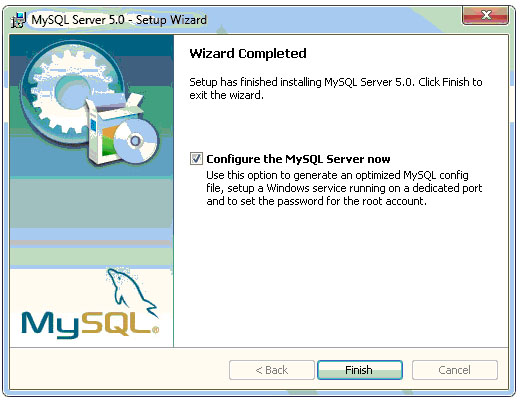 Установка СУБД MySQL.