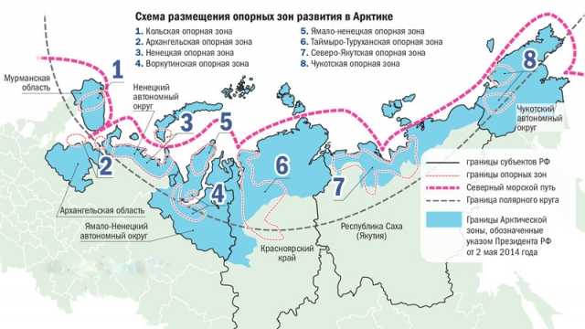 Промышленно-географическое положение зоны Крайнего Севера.